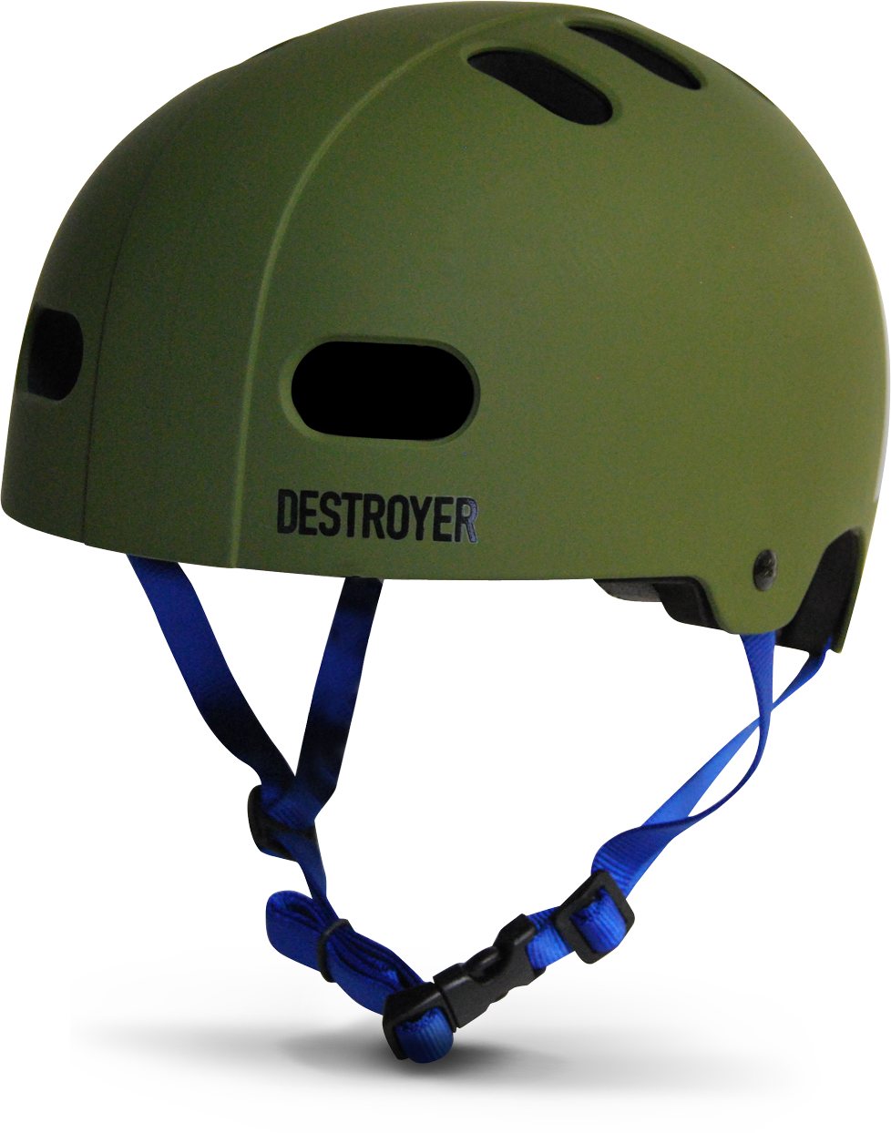 Kids - Youth Olive & Royal Certified Skateboard Helmet