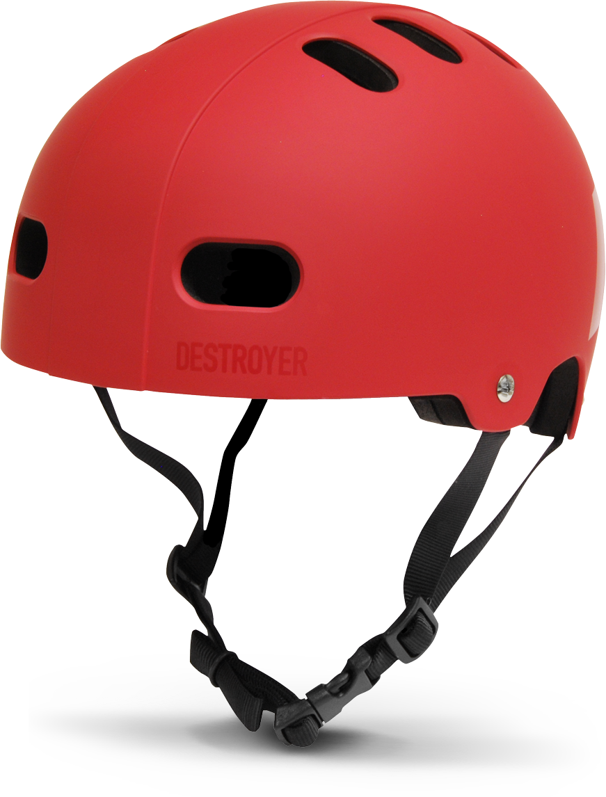 Kids - Youth Red Multi-Impact Skateboard Helmet